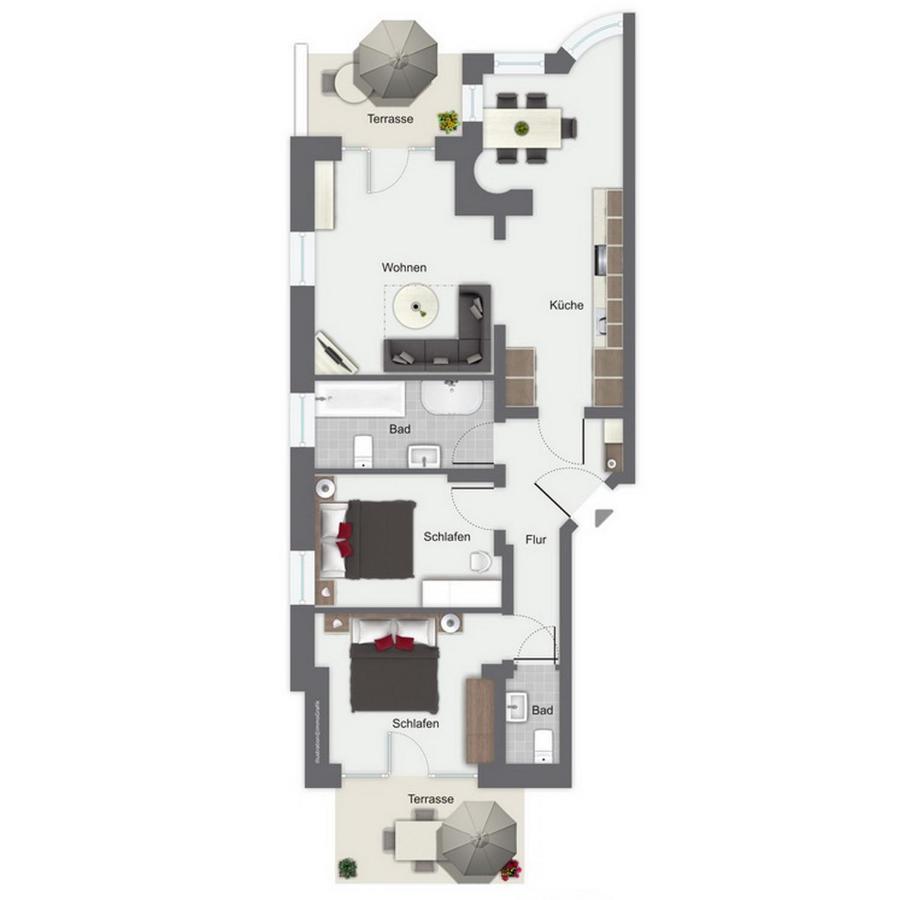 Villa Triton Wohnung 01 ボルテンハーゲン エクステリア 写真